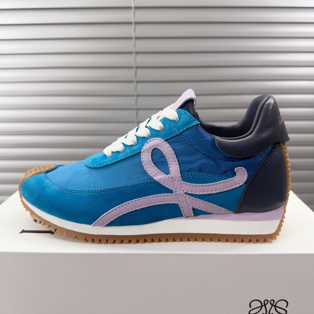 BALLET RUNNER 2.0 IN COBALT BLUE SUEDE AND LYCRA FABRIC、mysite、Cacoeks