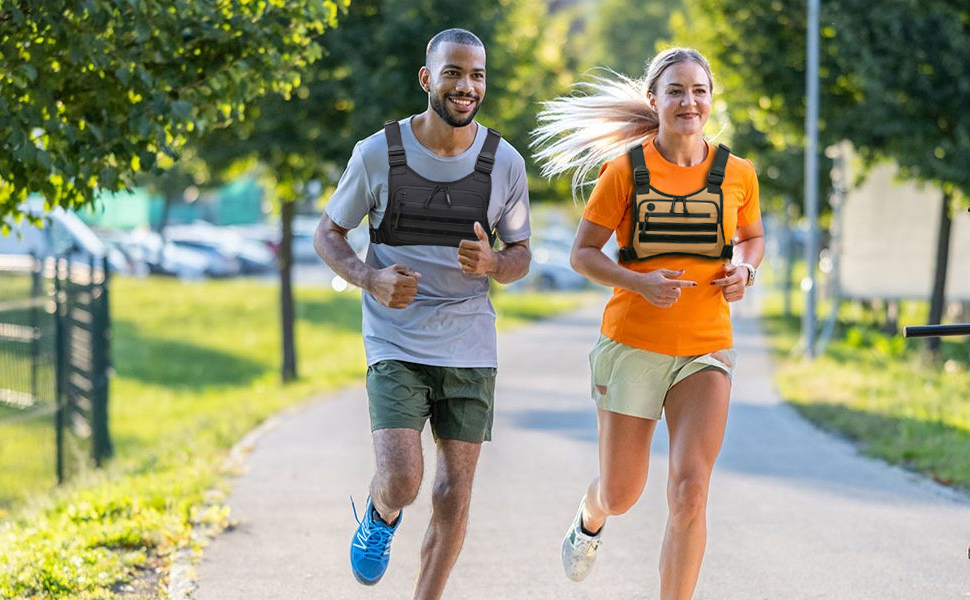 running chest bag 