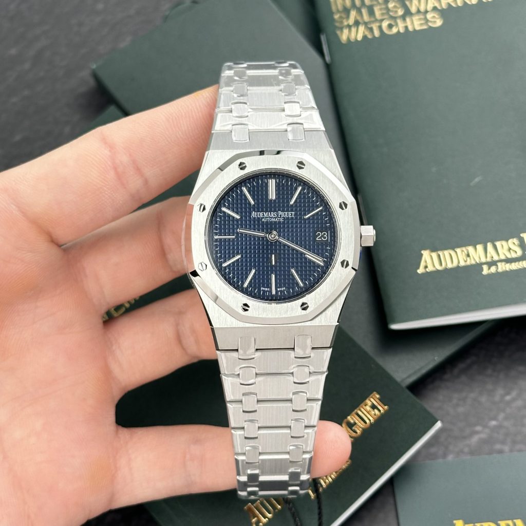 Đồng Hồ Audemars Piguet Royal Oak Jumbo Extra-Thin 15202ST Replica (9)
