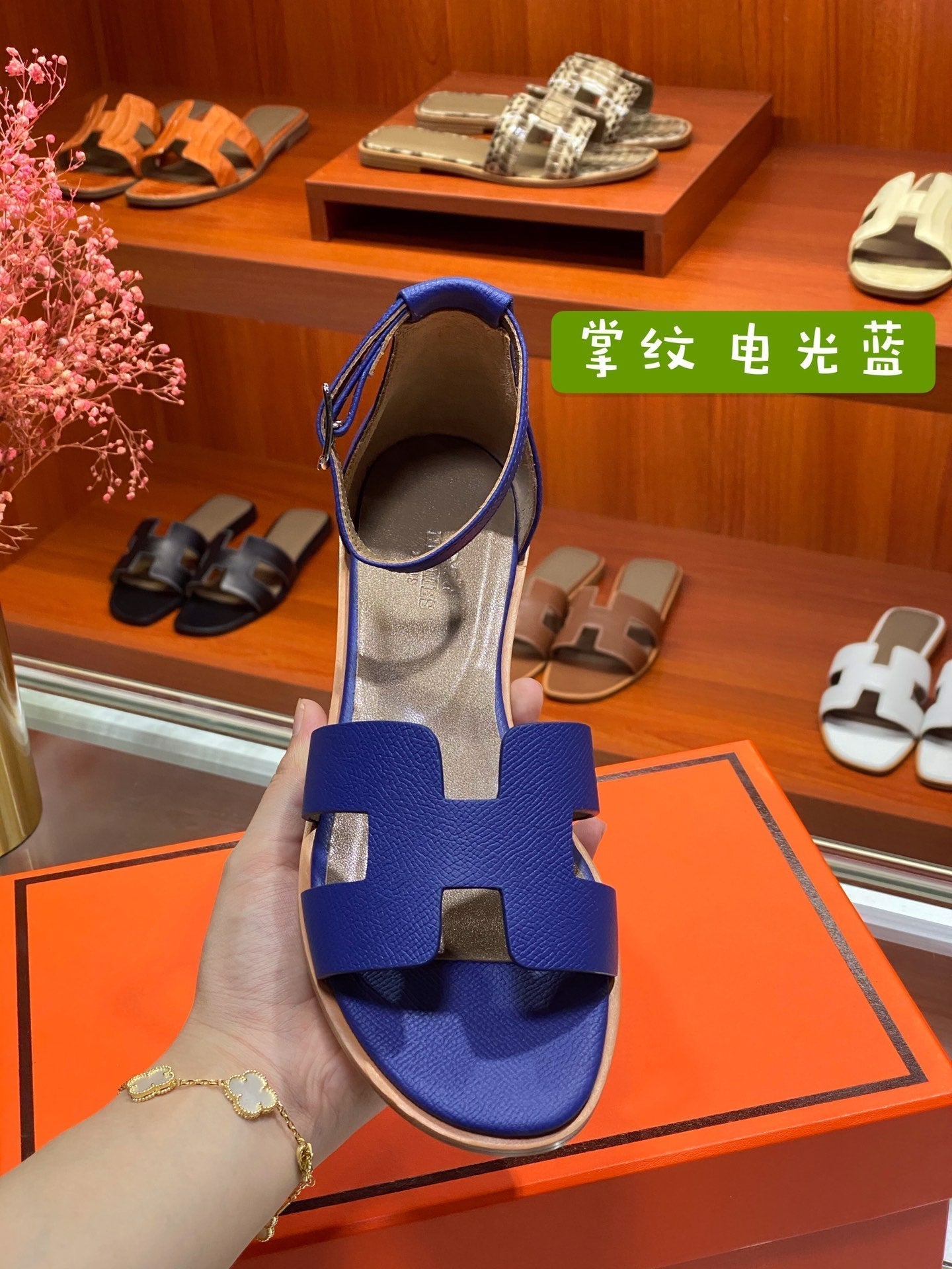 SANTORINI SANDAL AZURE CALFSKIN、mysite、Cacoeks