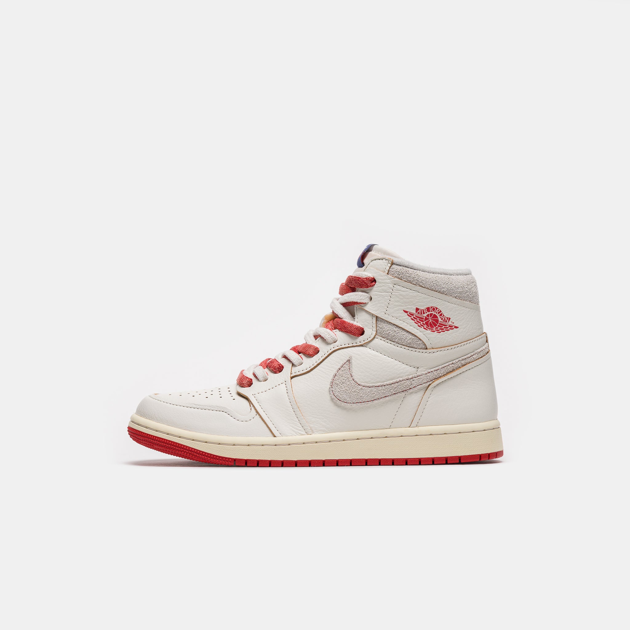 Air Jordan 1 High OG Sneaker in Sail/Cinnabar/Light Bone