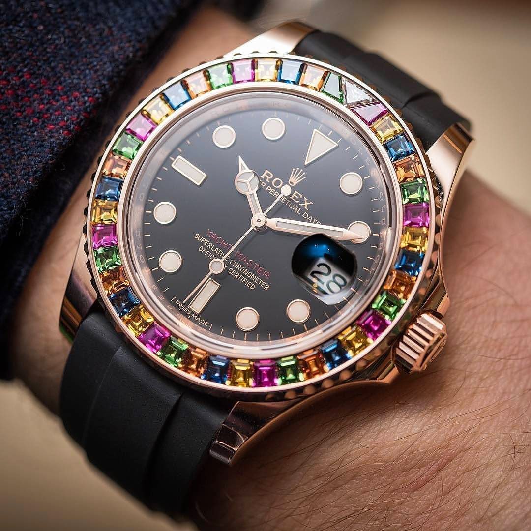 brand Rolex Yacht-Master Men's Black Watch - 116695 SATS luxury watch for sale – NeveReL