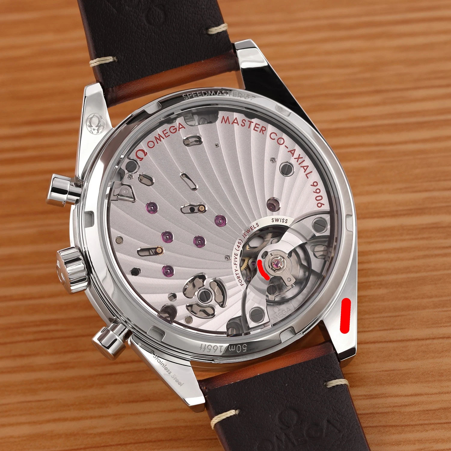 Omega Speedmaster Ref. 332.12.41.51.01.001 Super Clone Watch – Black Dial Leather Strap Fake Replica