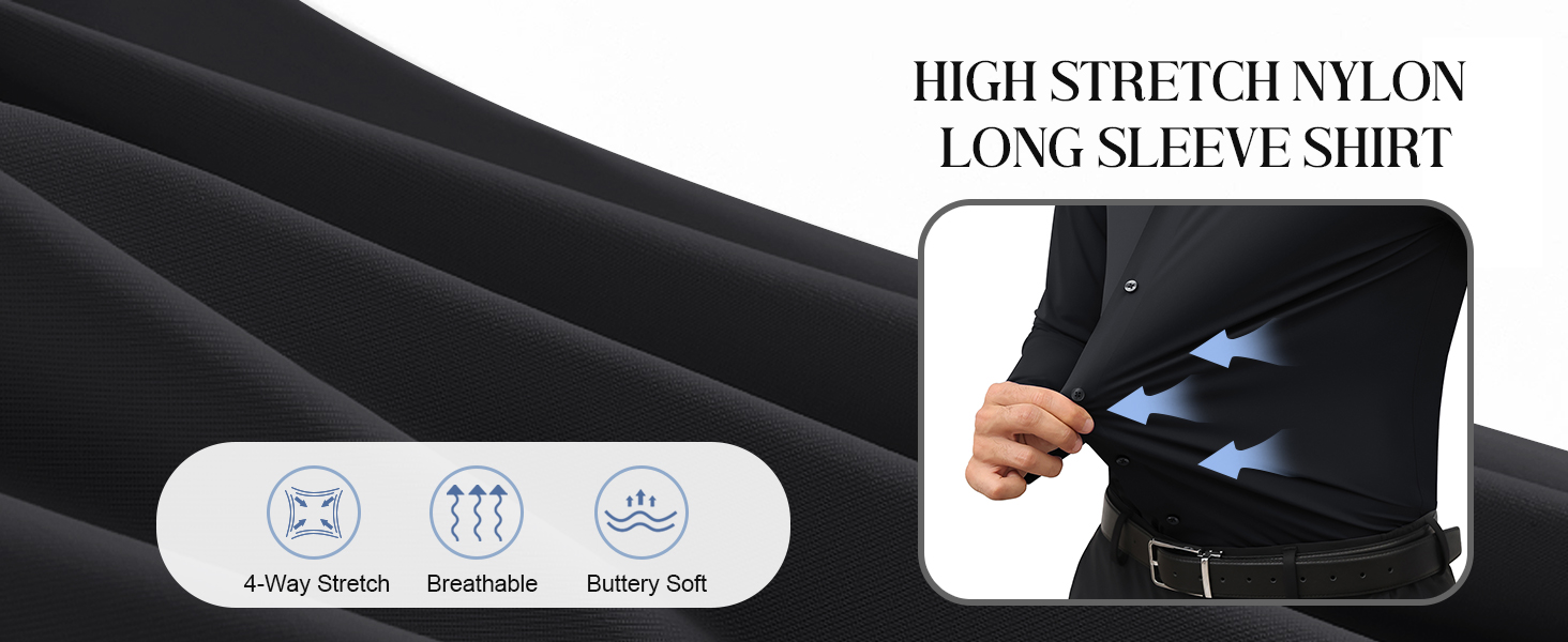 mens dress shirts slim fit