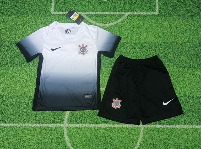 24/25 New Corinthians Home Football Shirt Kids Size Suit-mysite Custom Football Kit- Nextkits