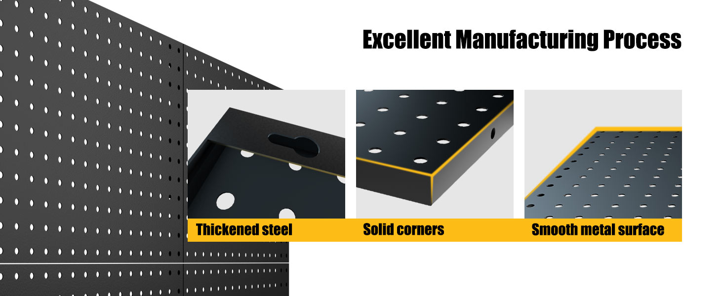 peg board organizer accessories