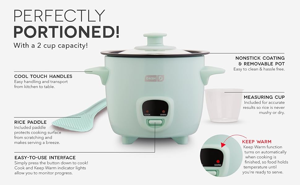 Mini Rice, Cooker, cooking, 2, cup