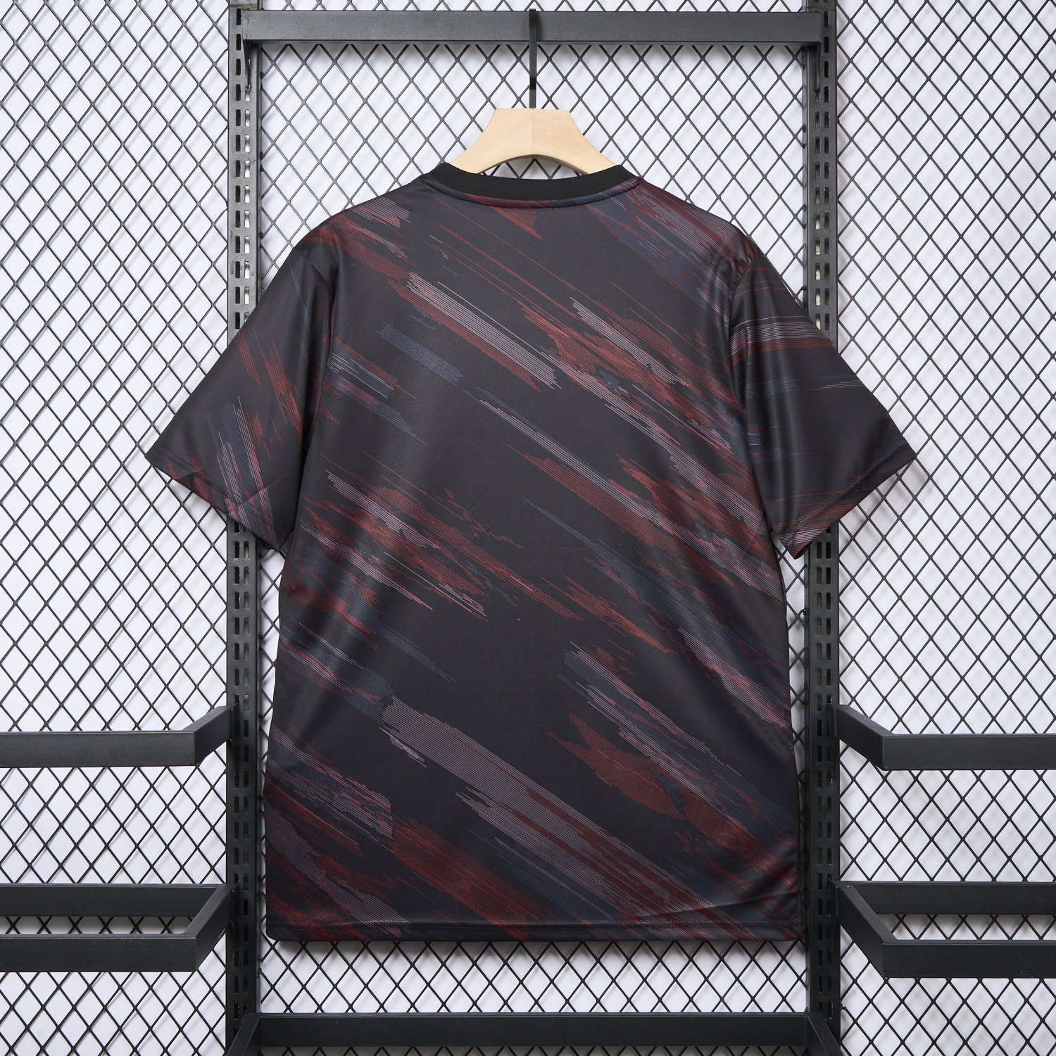 UltraTrikot-Bayern Munich 25-26 Black & Red Stripe Training Jersey - Fans Version