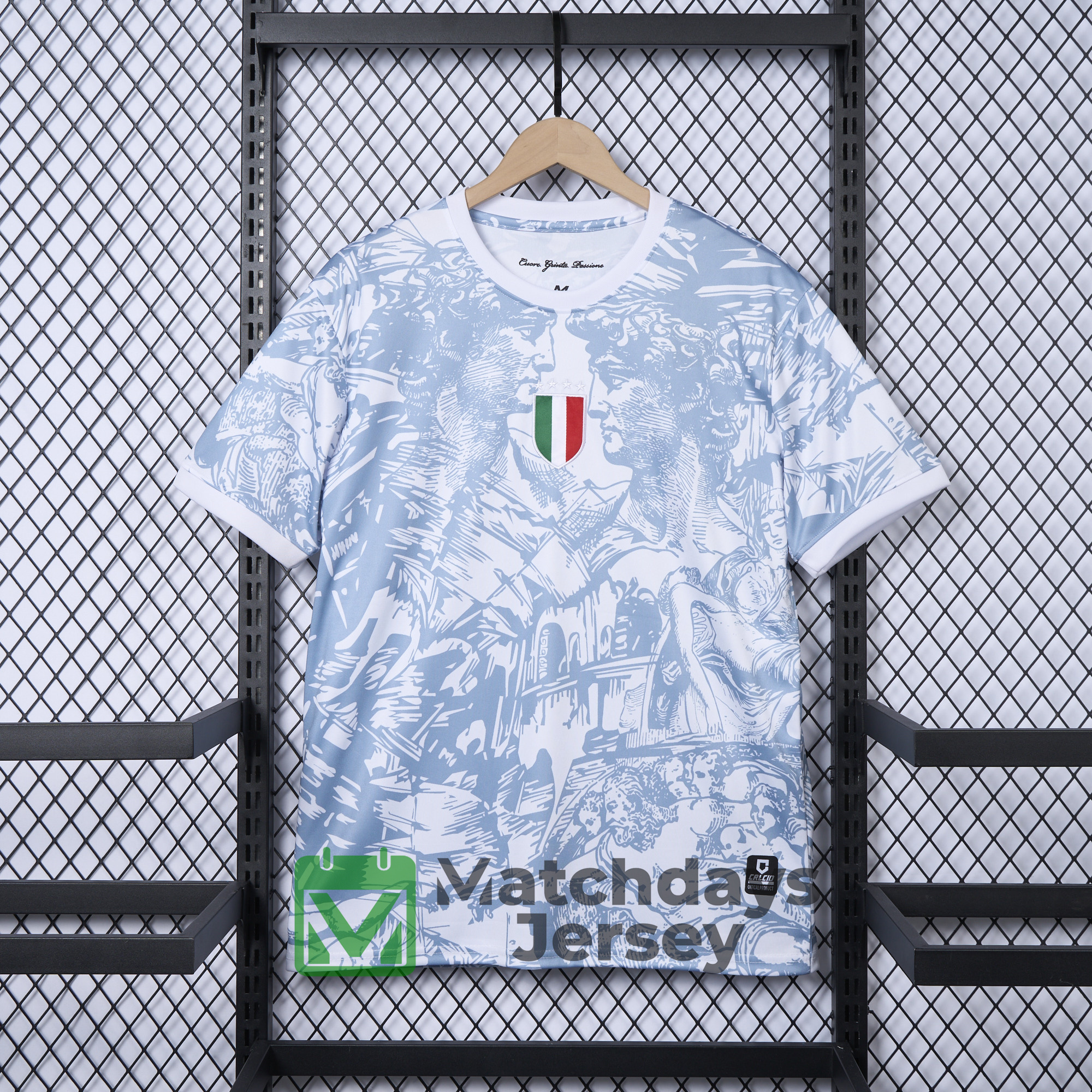 GlobeJersey-Italy 2024 White Special Edition Jersey - Fans Version