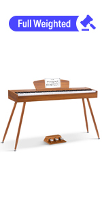 DDP-80 88 Key Weighted Keyboard Piano
