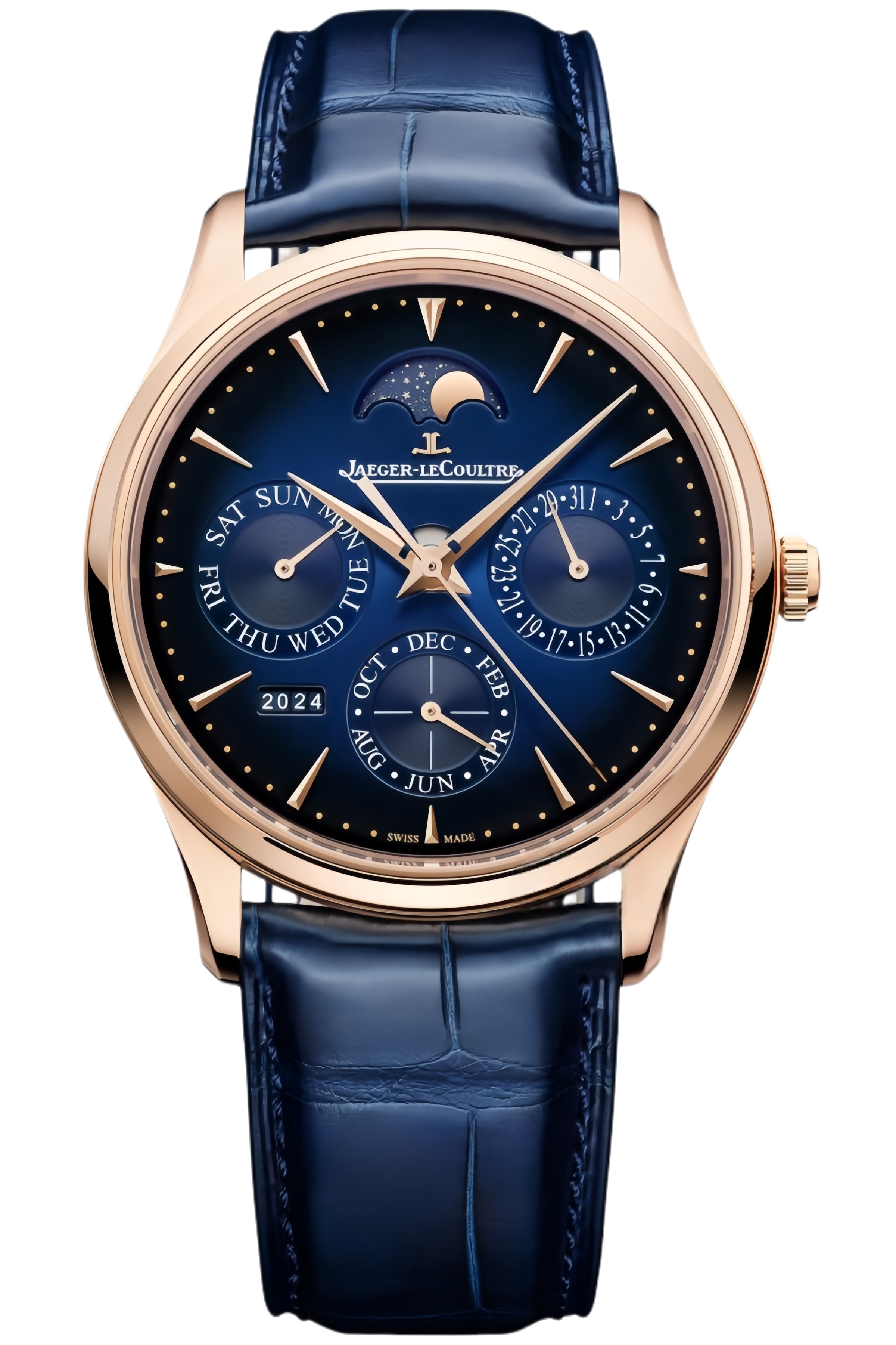 Jaeger-LeCoultre Master Ultra Thin Ref. Q114258J Super Clone Watch – Diamond Bezel Silver Dial Rose Gold Case Ladies Replica