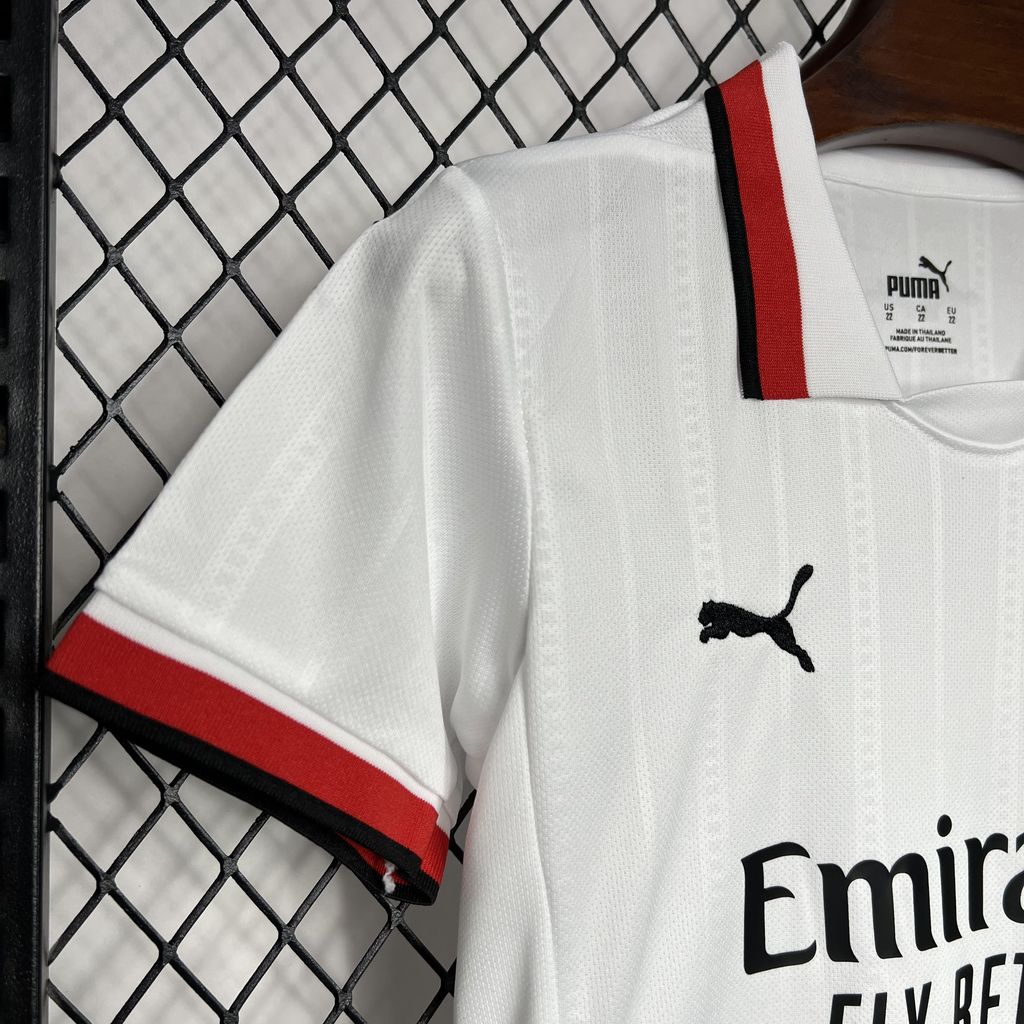 ManixJersey.com | AC Milan 24-25 Away Kids Kit -Customize Name, Number and Patch | Worldwide Shipping