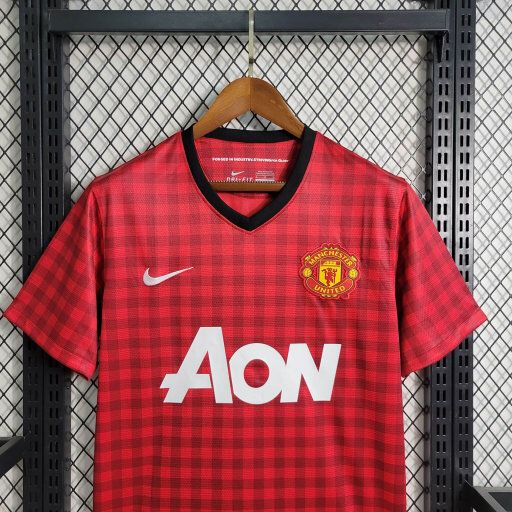 ManixJersey.com | Retro Manchester United 12-13 Home Stadium Jersey -Customize Name, Number and Patch | Worldwide Shipping