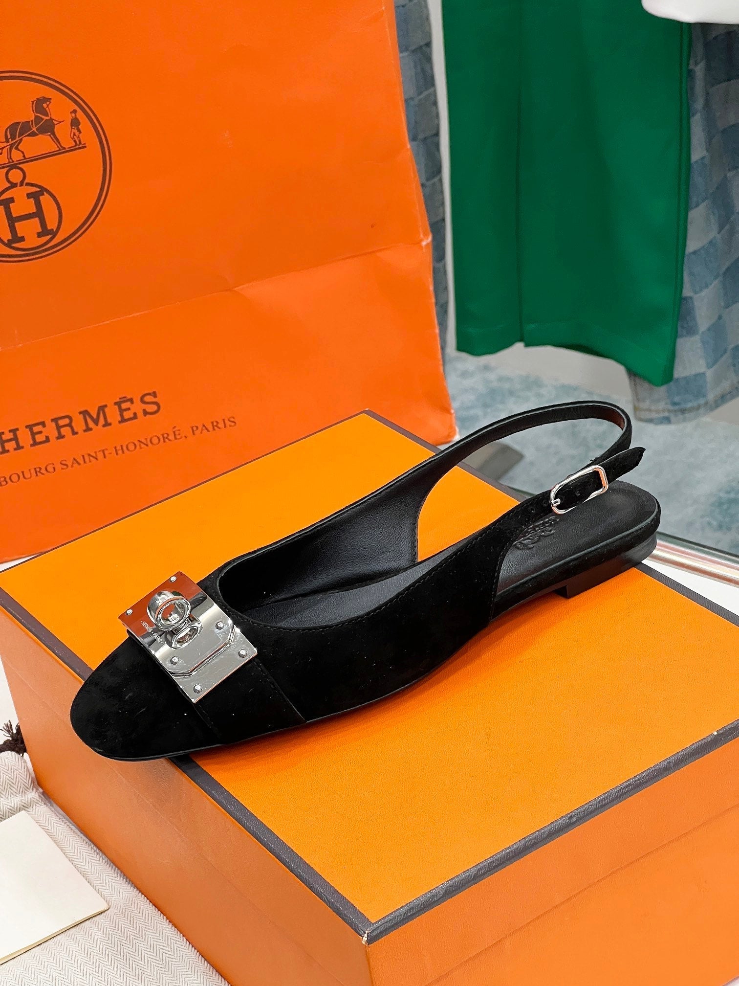 INNOCENTE SLINGBACK BLACK SUEDE、mysite、Cacoeks