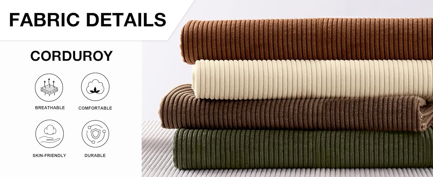 relaxed fit corduroy pants