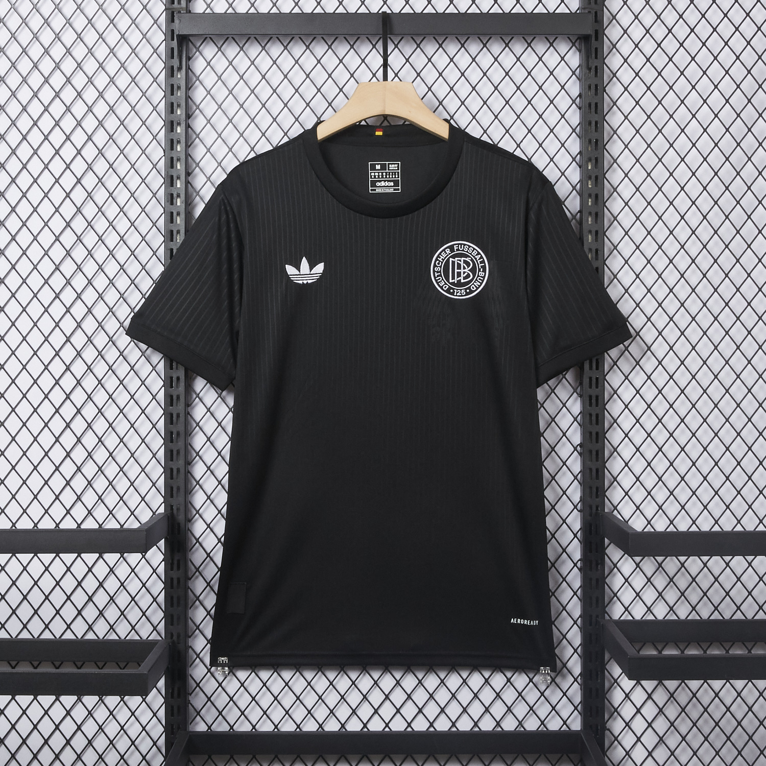 UltraTrikot-Germany 2025 Black 125-Year Anniversary Commemorative Edition Jersey - Fans Version