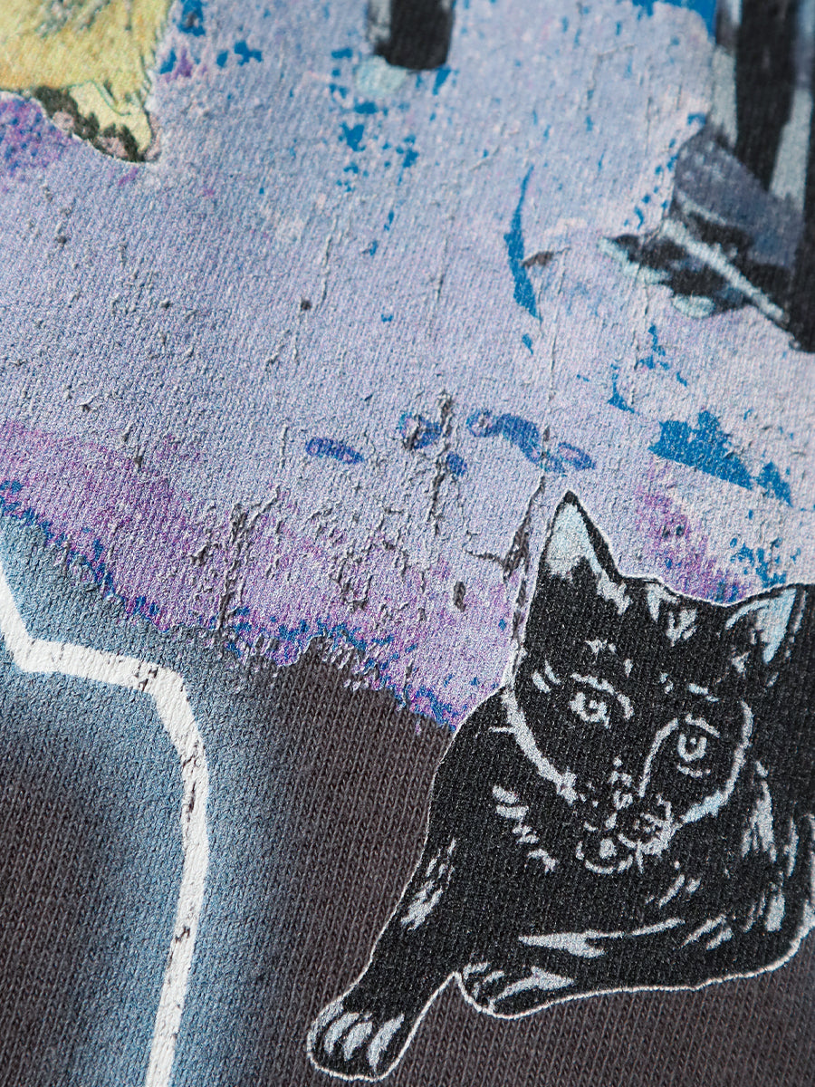 KAPITAL 20 / Jersey Crew Neck Tee ( LIGHTNING PIANO pt )  K2503SC063 