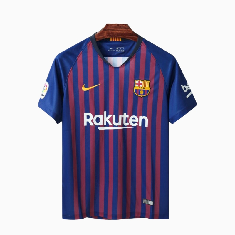 Higojerseys-Retro Barcelona 18-19 Home Stadium Jersey