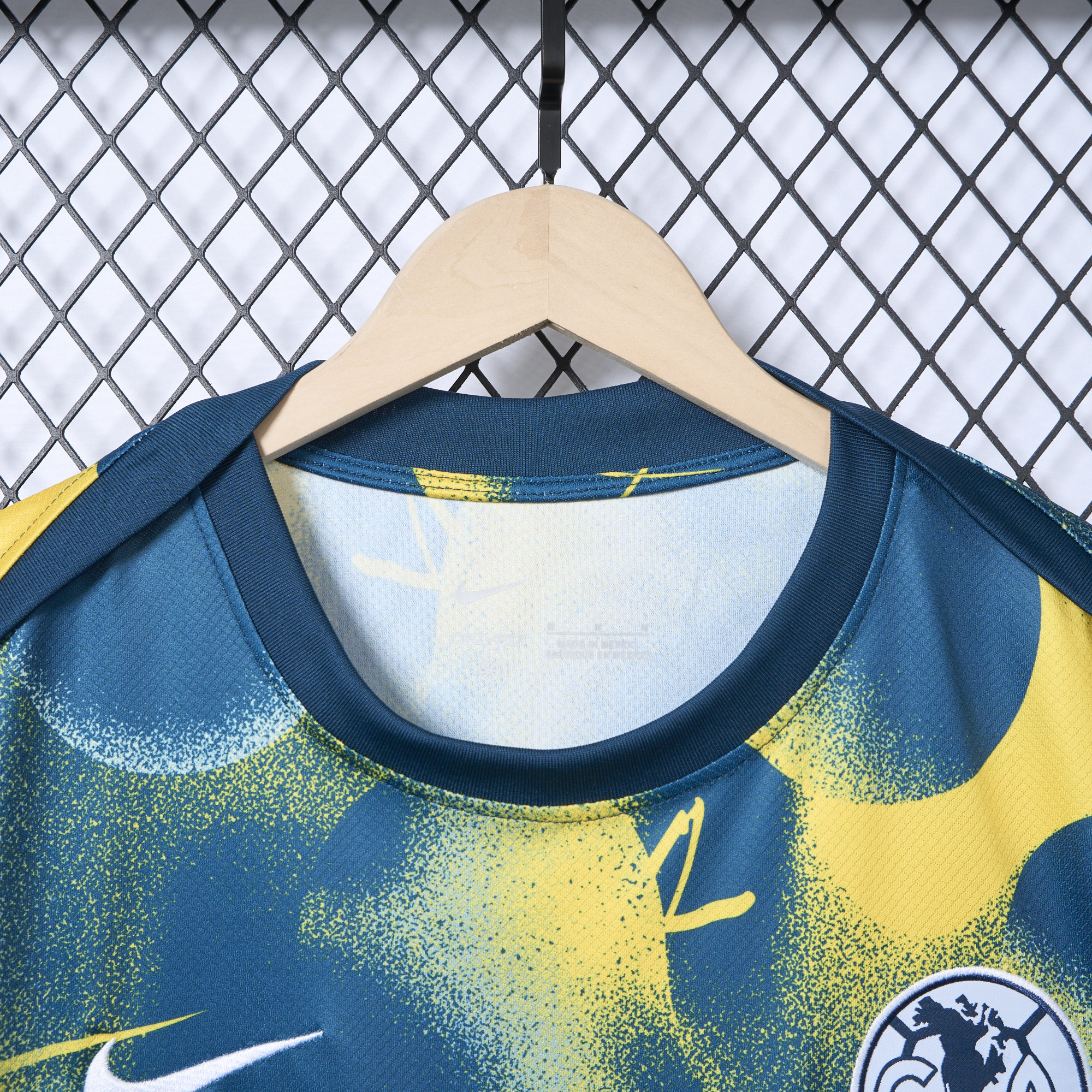 Higojerseys-Club América 24-25 Yellow Pre-match Training Jersey - Fans Version