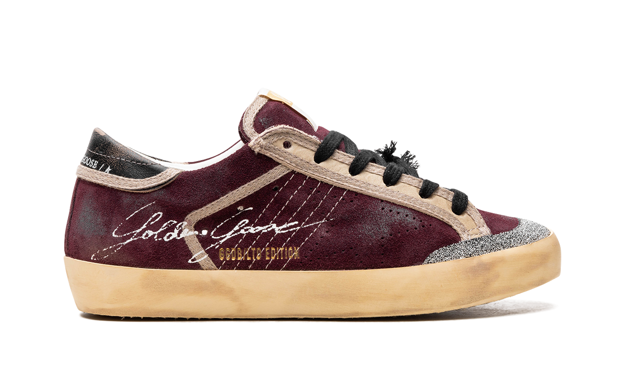 SUPER-STAR PENSTAR SUEDE UPPER CRYSTAL PENSTAR SKATE STAR VINTAGE LEATHER HEEL SIGNATURE FOXING "WINE RED BLACK"、mysite、Cacoeks