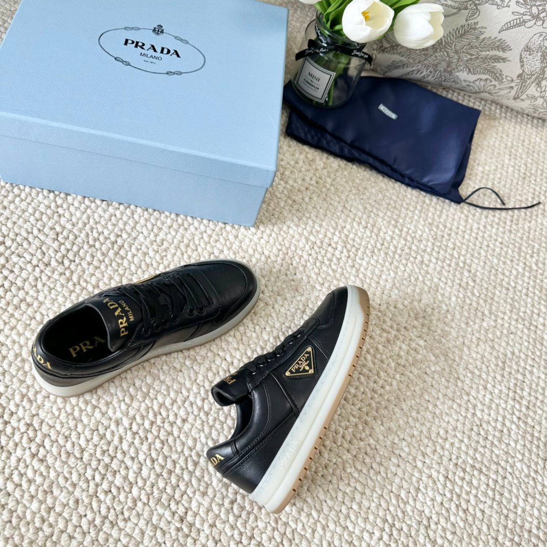 PRA DOWNTOWN NAPPA SNEAKERS BLACK CALFSKIN、mysite、Cacoeks