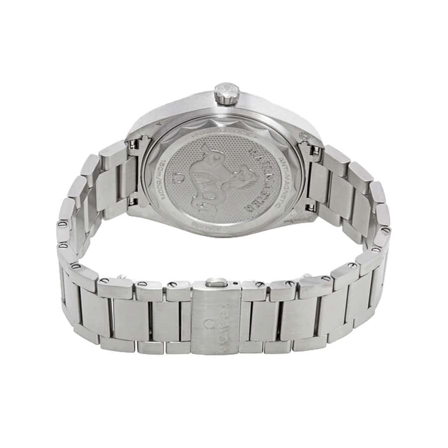 omega railmaster co axial master steel 220 10 40 20 06 001 grey dial 2