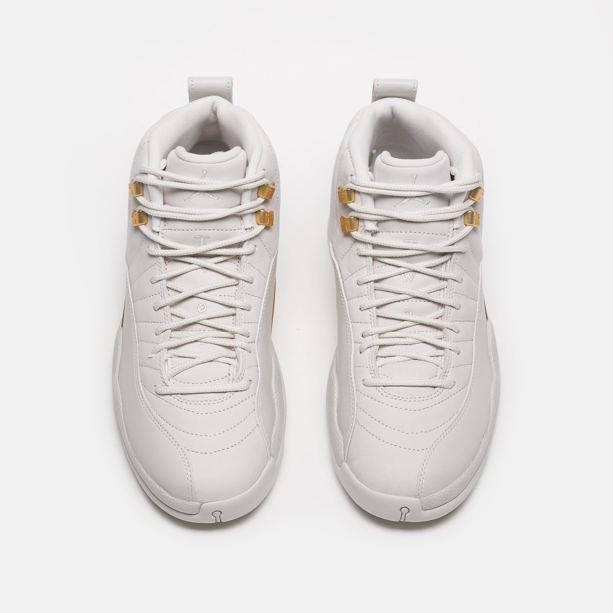 Air Jordan 12 Retro Sneaker in Phantom/Metallic Gold/White