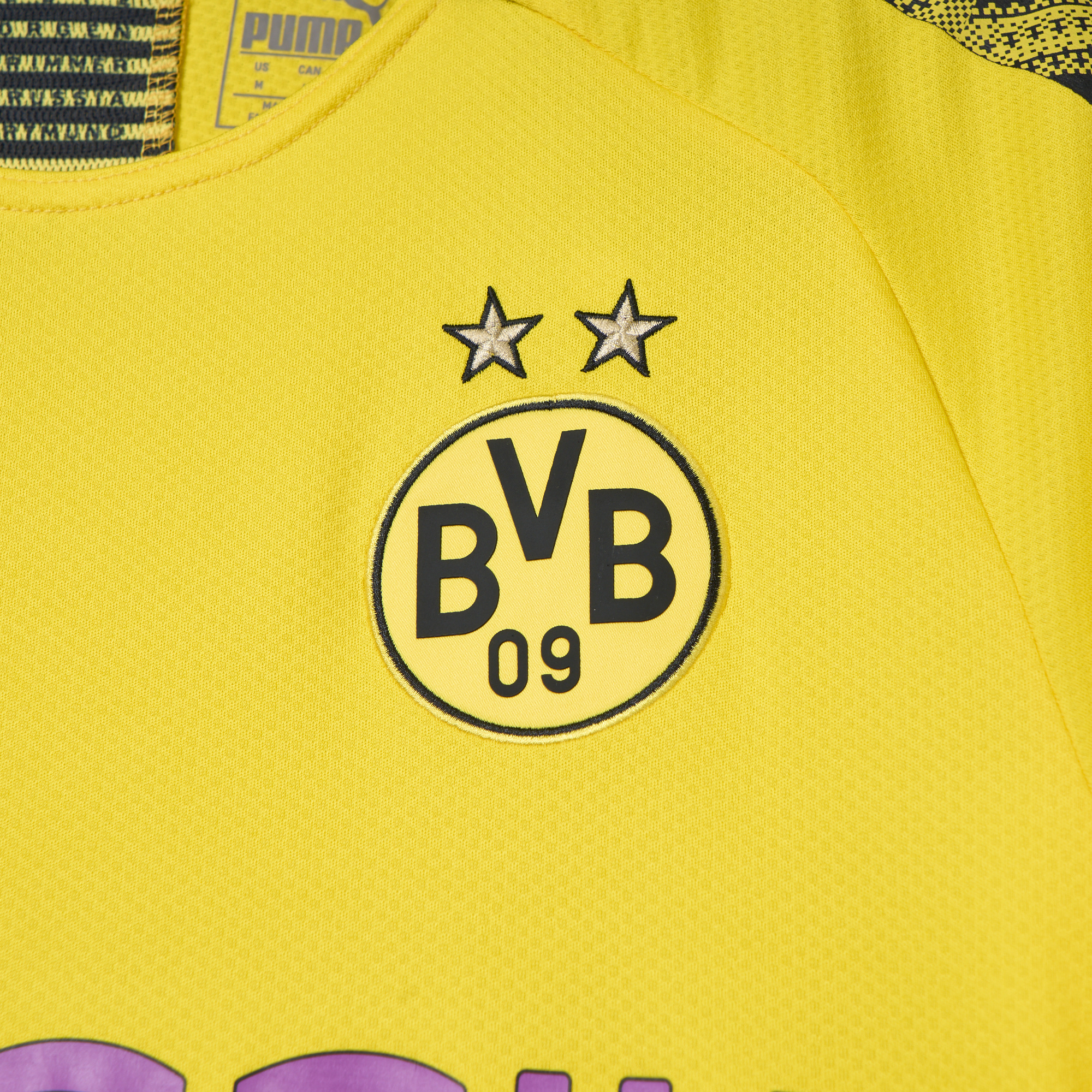 GlobeJersey-Retro Dortmund 2019-20 Home Stadium Jersey