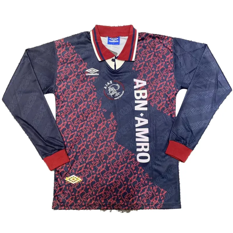 95-96 Ajax Away long sleeves soccer jersey-Retro version: Ajax 24-25 Home Stadium Jersey - Fans Version mysite: Adidas luxuryfootballshirts.com: https://www.luxuryfootballshirts.com/