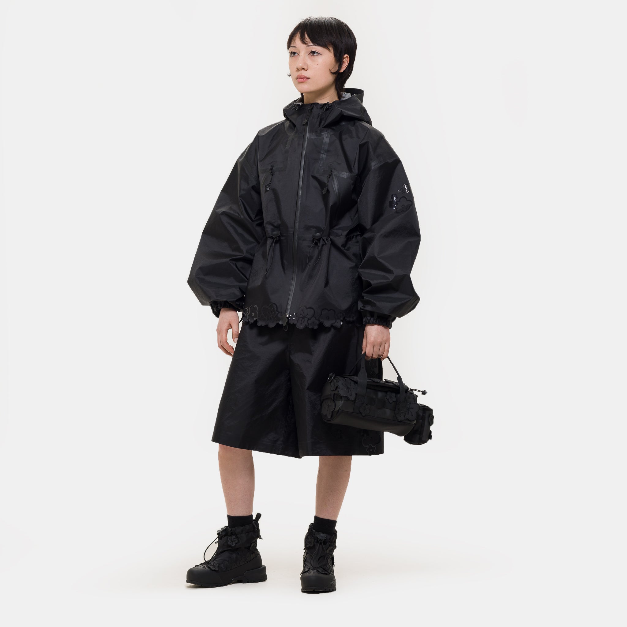 Cecilie Bahnsen Mountain Short in Black
