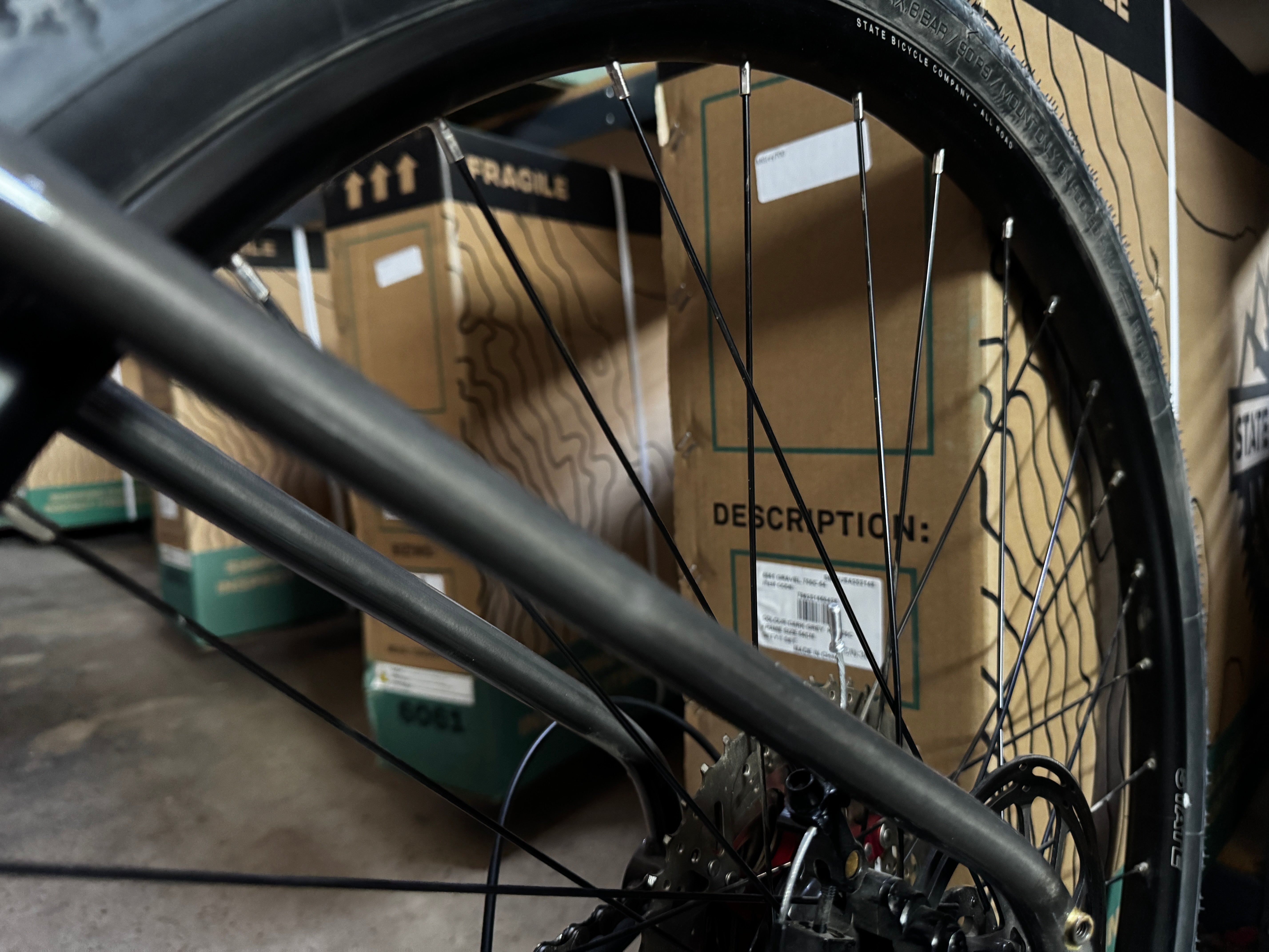 #1307 – 4130 All-Road | Raw Phosphate (12-Speed / UDH) – 700c / Drops (Size XS 43cm, Good Condition)、mySite、bearsvspackers