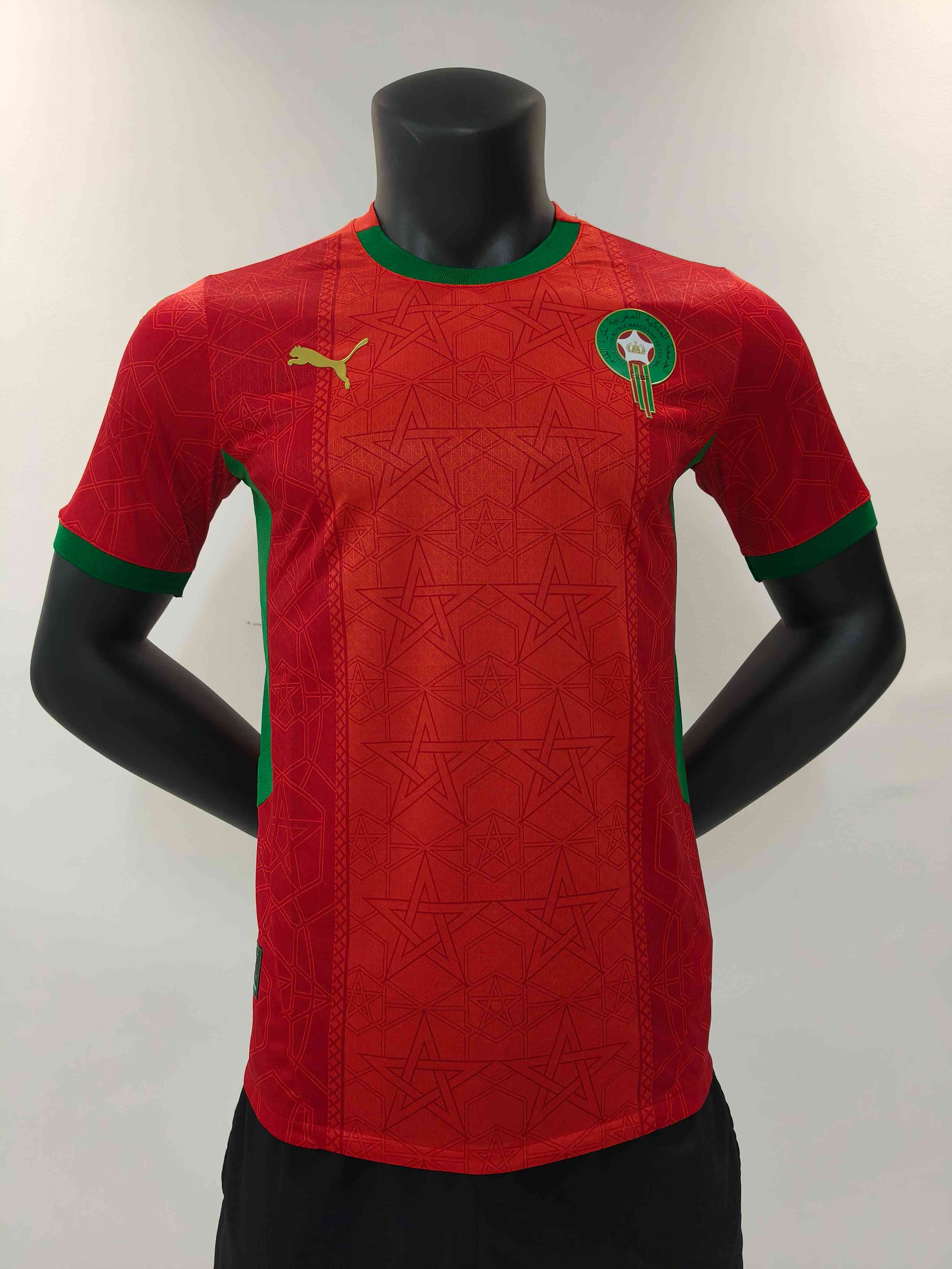 24/25 Player Version Morocco Home Football Jersey-mysite Custom Football Kit- Nextkits