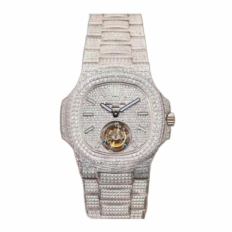 patek philippe nautilus steel 5711 lue dial replica 1 1