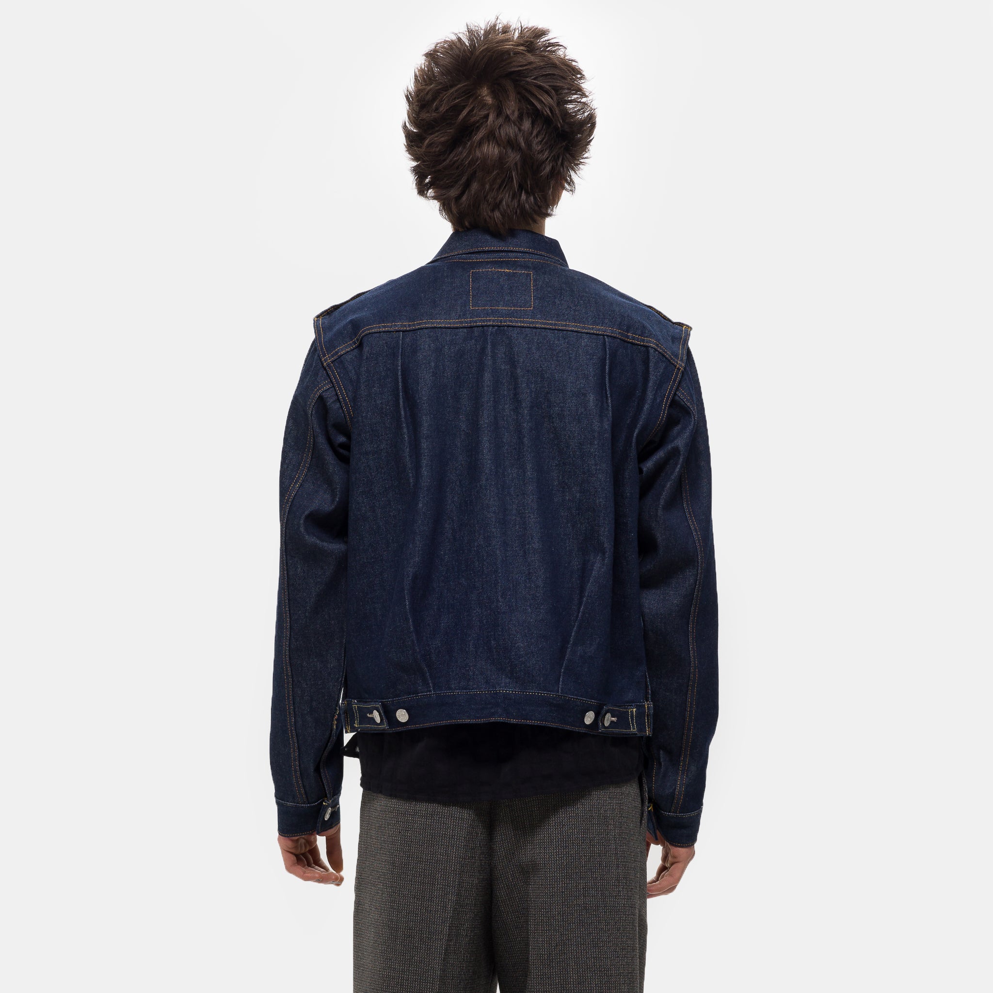Undercover Pinnacle Type II Trucker Jacket in Dark Wash