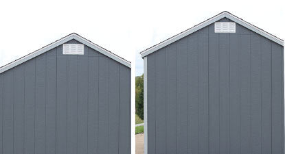 Woodsman outdoor shed optional wall height extension