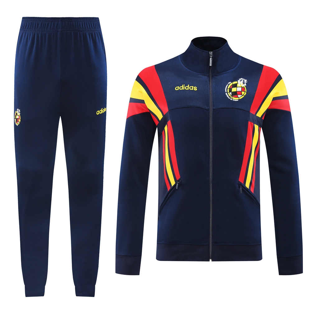 GlobeJersey-Spain 2024 Jacket Training Tracksuit - Deep Blue