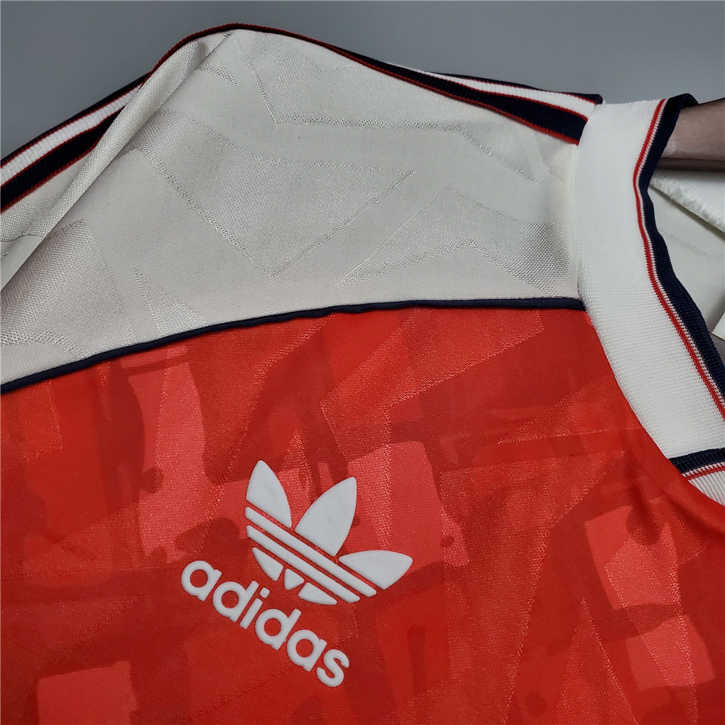 ManixJersey.com | Retro Arsenal 90-92 Home Stadium Jersey -Customize Name, Number and Patch | Worldwide Shipping