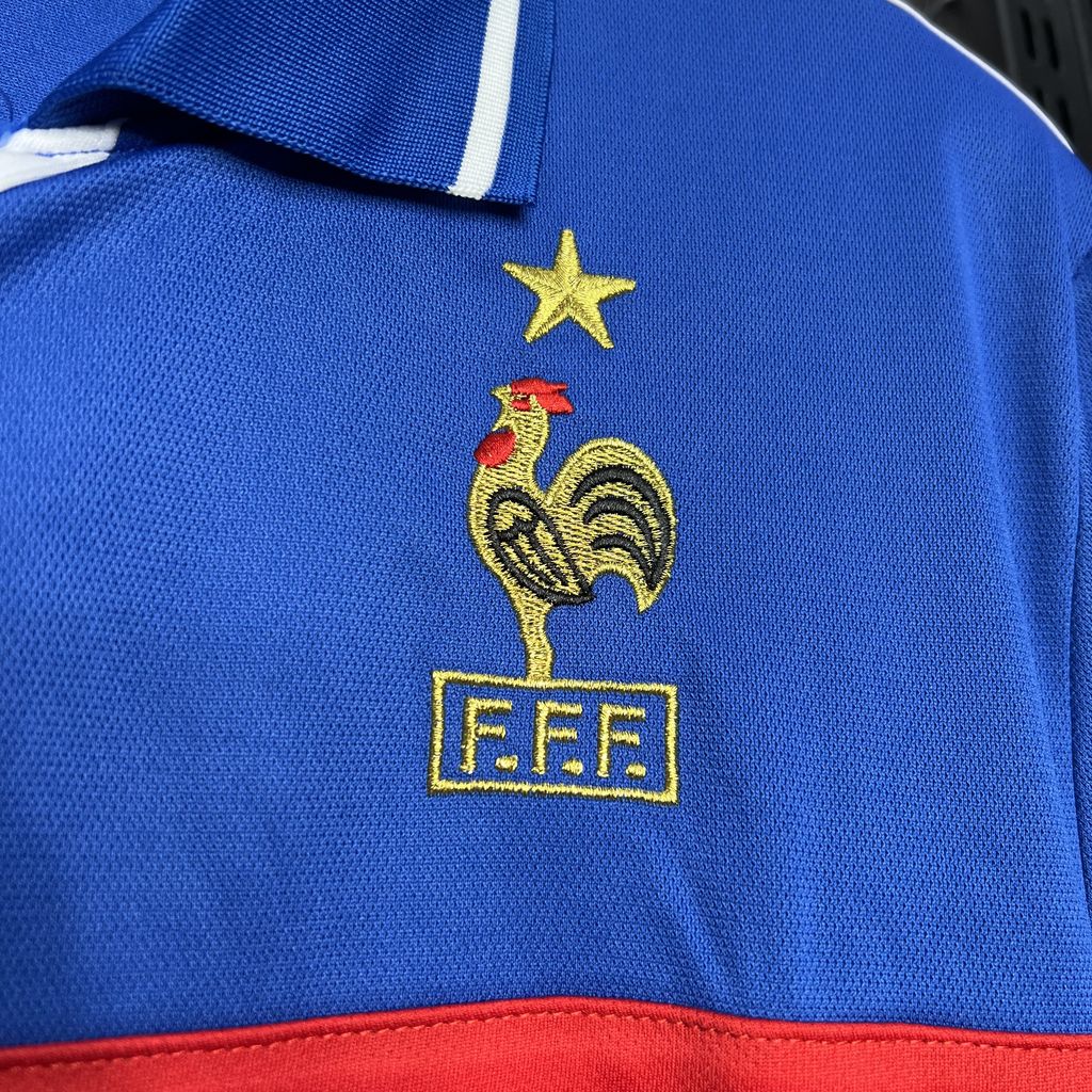 SIUjerseys-Retro France 2000 Home Stadium Jersey
