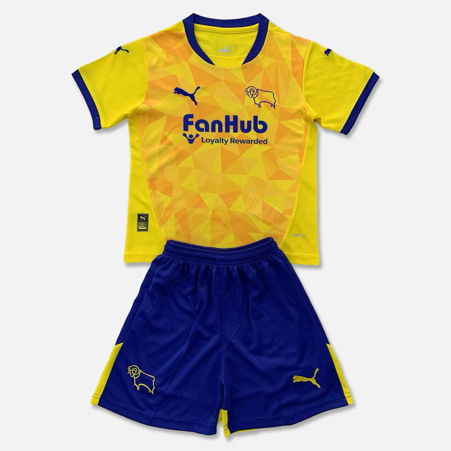 ManixJersey.com | Derby County 24-25 Third Kids Kit -Customize Name, Number and Patch | Worldwide Shipping