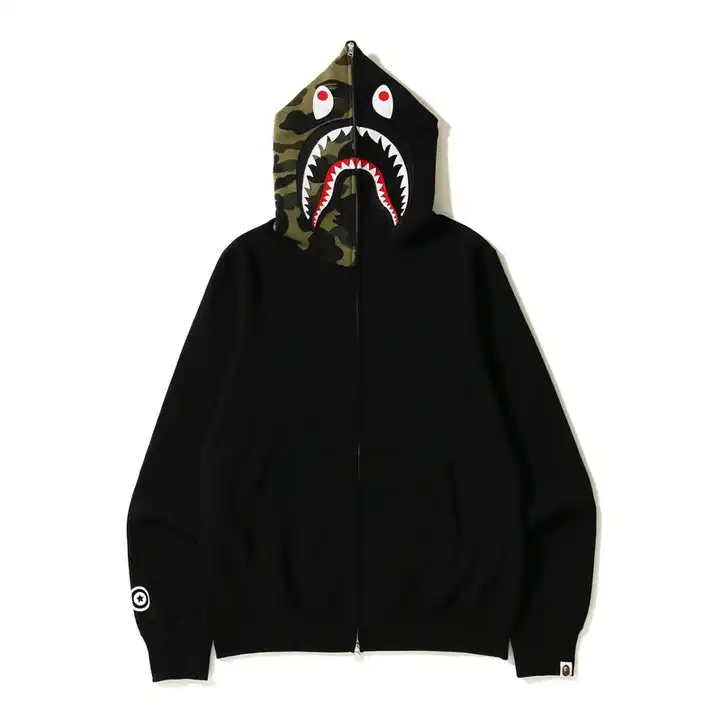 BAPE Detatchable Shark Black Hoodie、mysite、Cacoeks