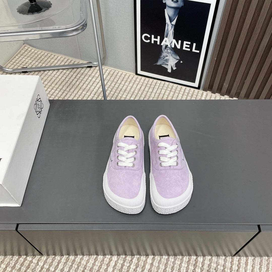 TERRA VULCA LACE-UP SNEAKER IN PASTEL PURPLE SUEDE、mysite、Cacoeks