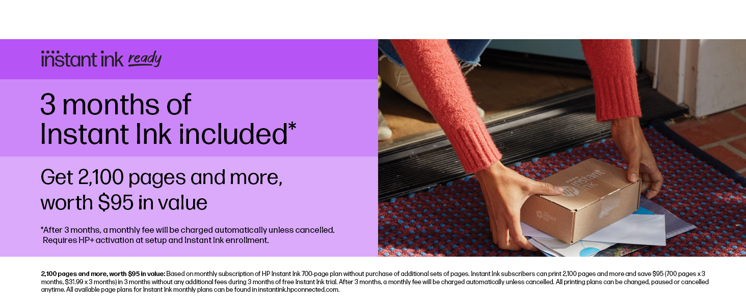 instant ink ink delivery subscription cartridges plans