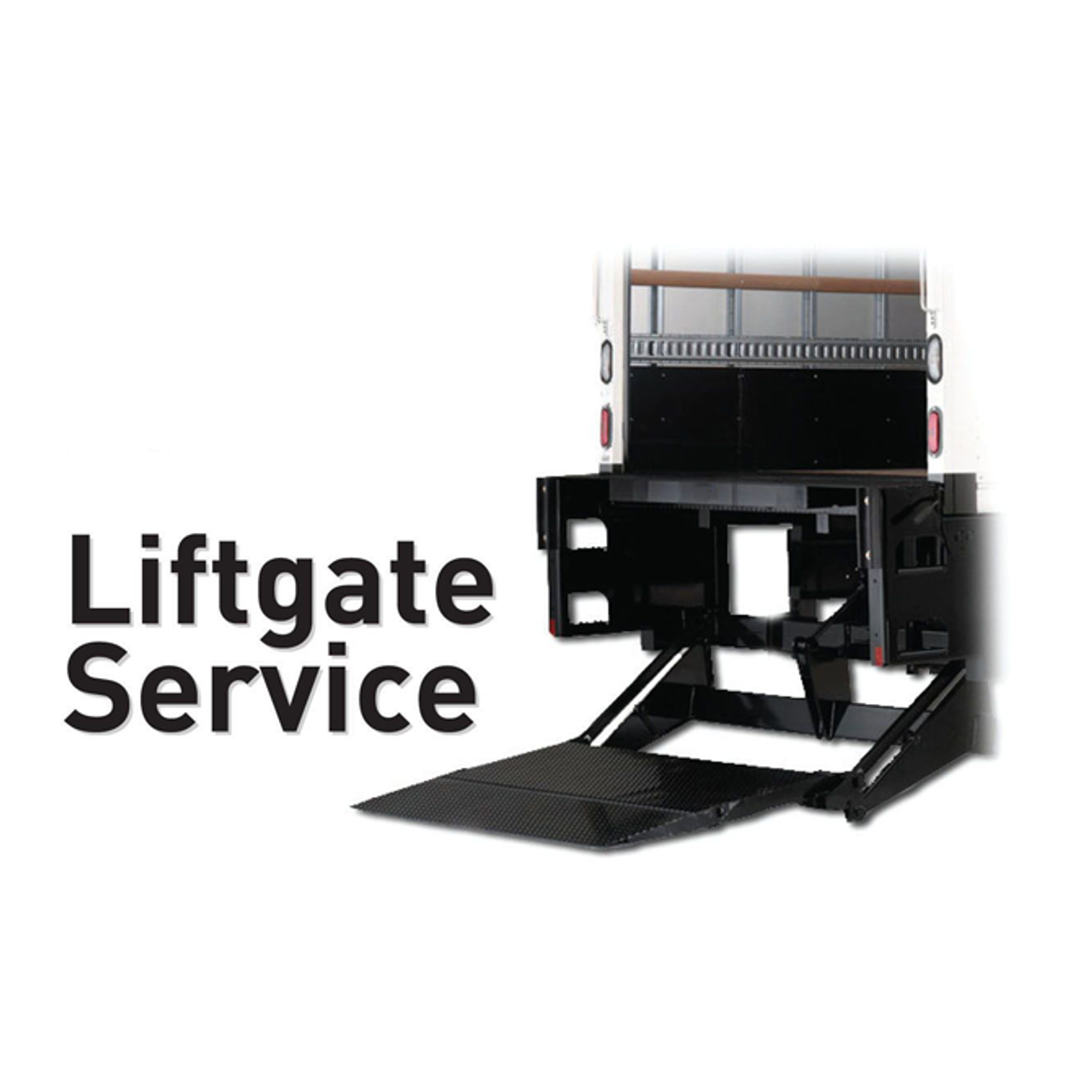 image of liftgate service specifically for value shed series