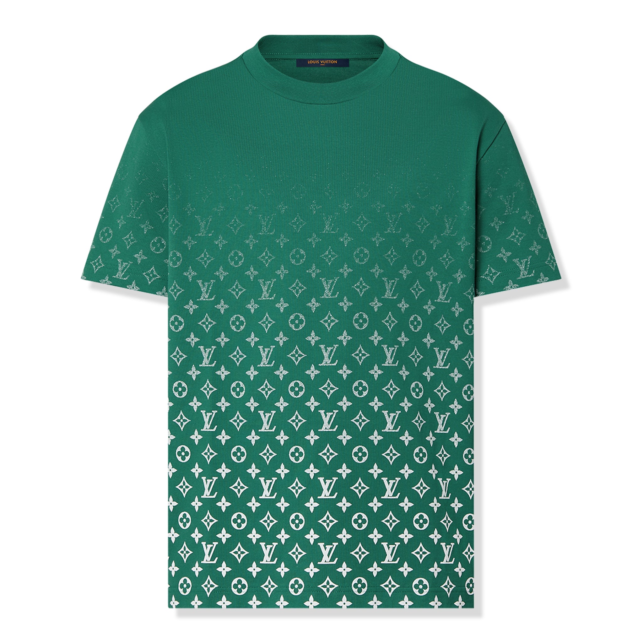 Louis Vuitton Monogram Gradient Cotton Green T Shirt、mysite、Cacoeks