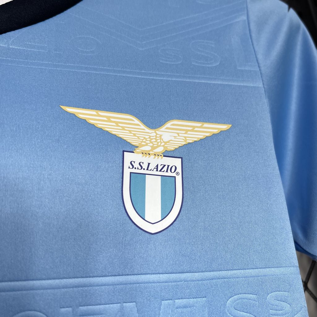 ManixJersey.com | Lazio 24-25 Home Stadium Kids Kit -Customize Name, Number and Patch | Worldwide Shipping