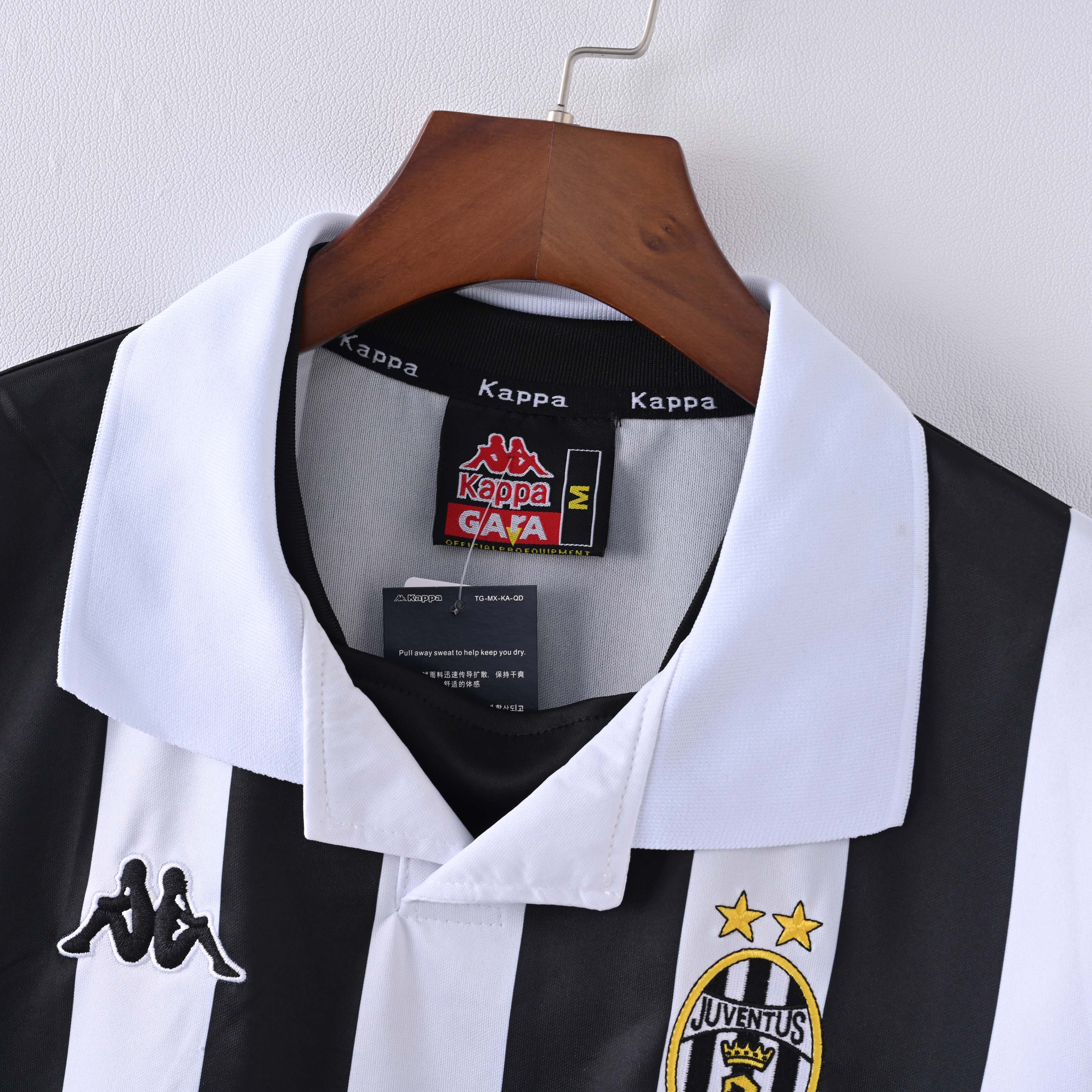 1999/2000 Retro Long Sleeve Juventus Home Soccer Jersey 1:1 Thai Quality:football jersey mysite: unitedjerseyfootball 邓江浪:football