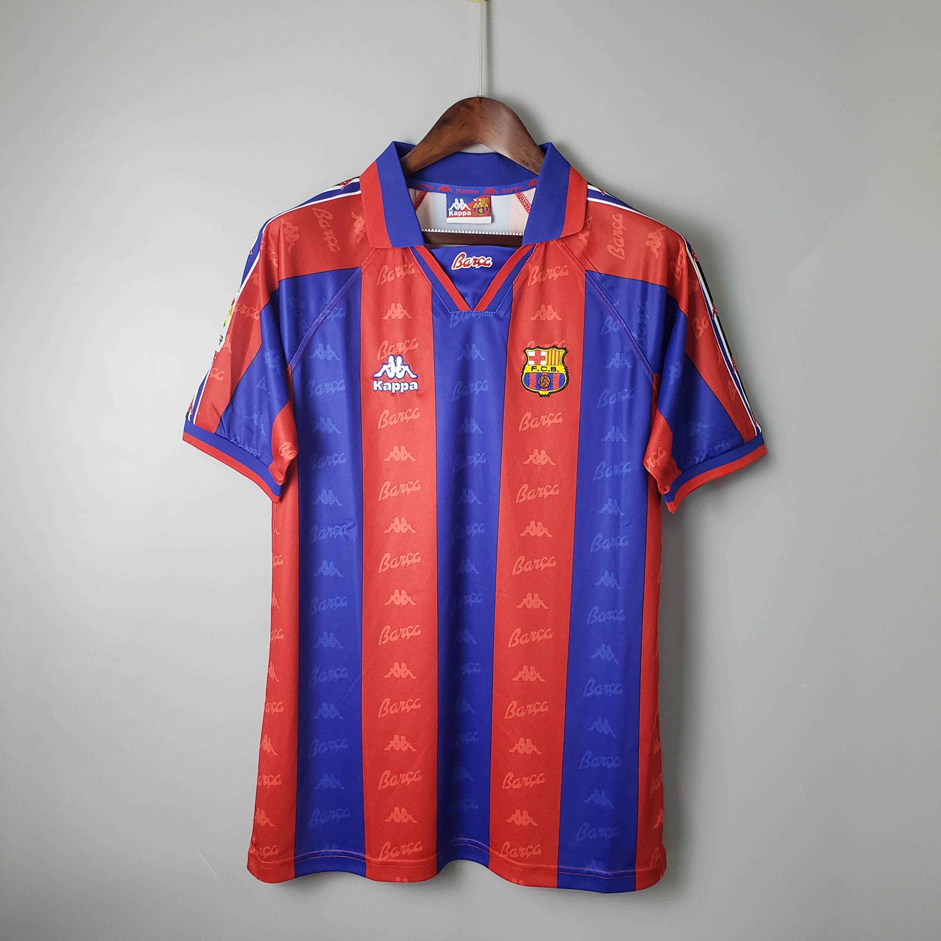1996/1997 Retro Barcelona Football Shirt Home-mysite Custom Football Kit- Nextkits