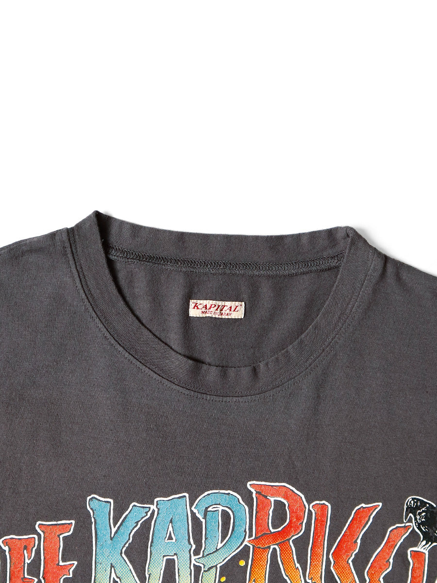 KAPITAL 20 / Jersey Crew Neck Tee ( BURNING PIANO pt )  K2503SC062 