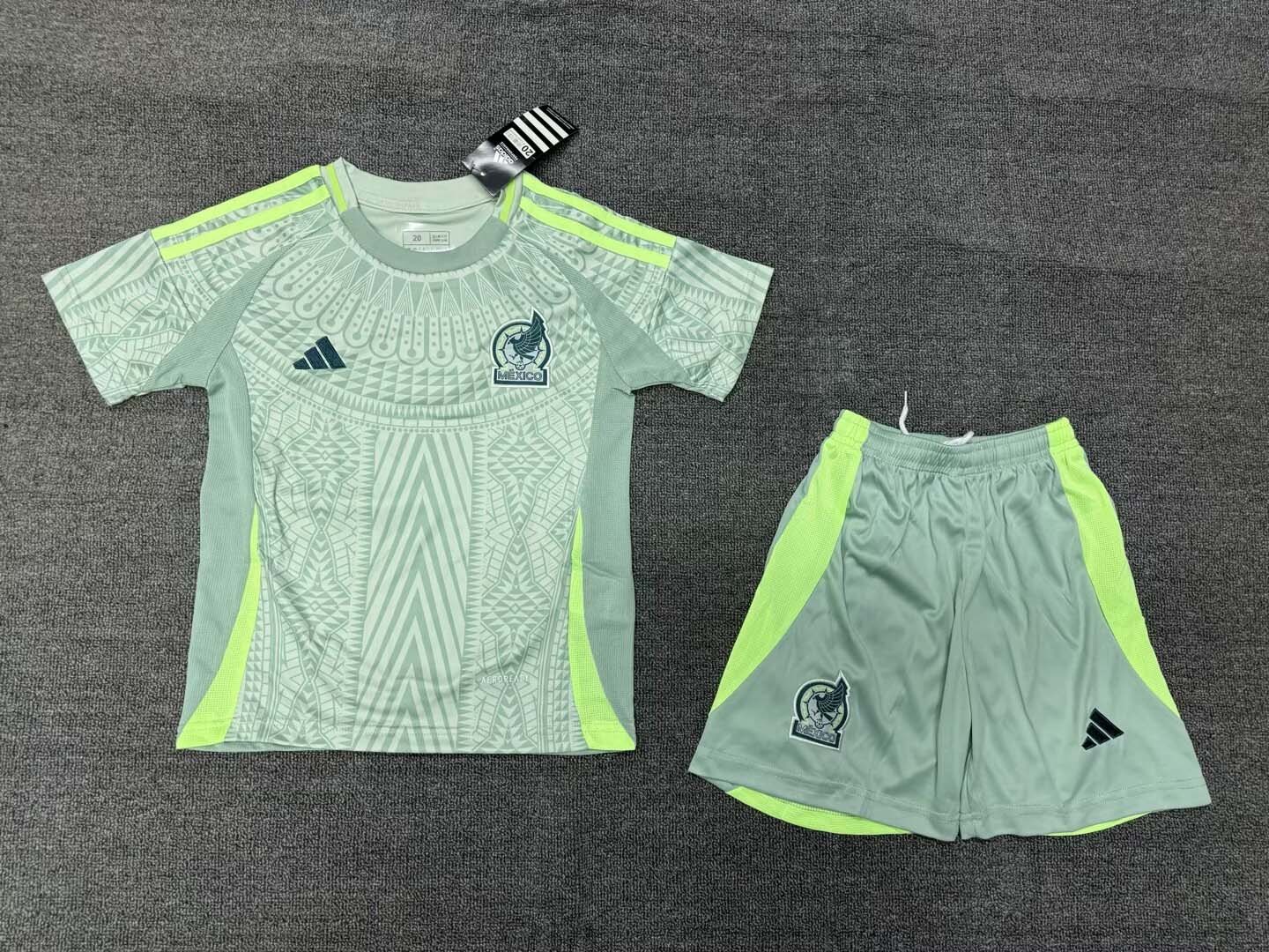 2024 Mexico National Away Football Shirt Kids Size Suit-mysite Custom Football Kit- Nextkits