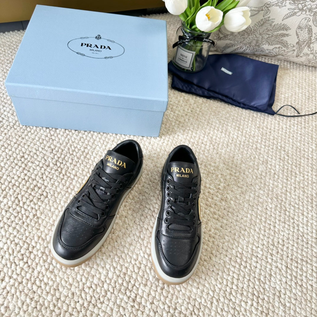 PRA DOWNTOWN NAPPA SNEAKERS BLACK CALFSKIN、mysite、Cacoeks